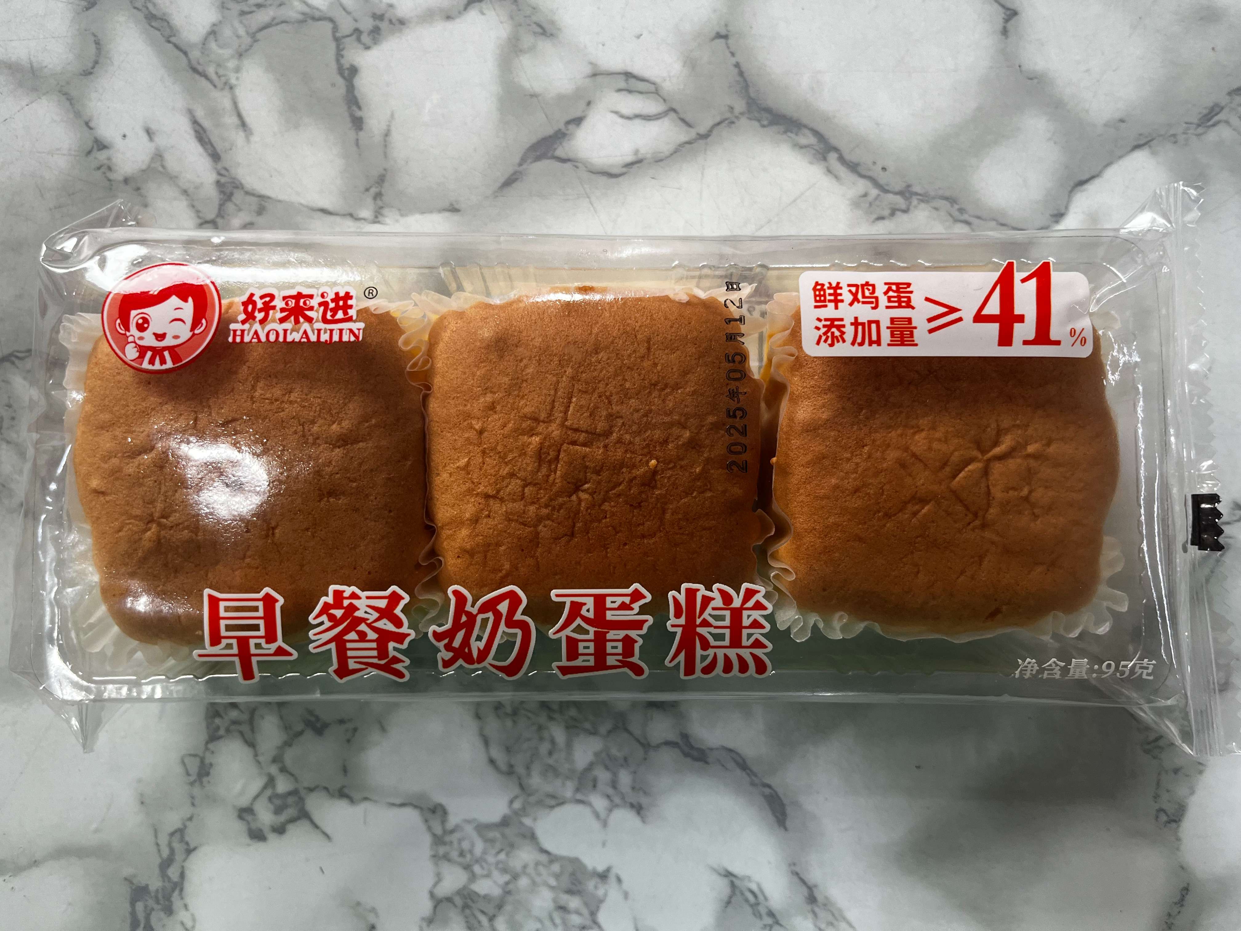 好来进早餐奶蛋糕95g