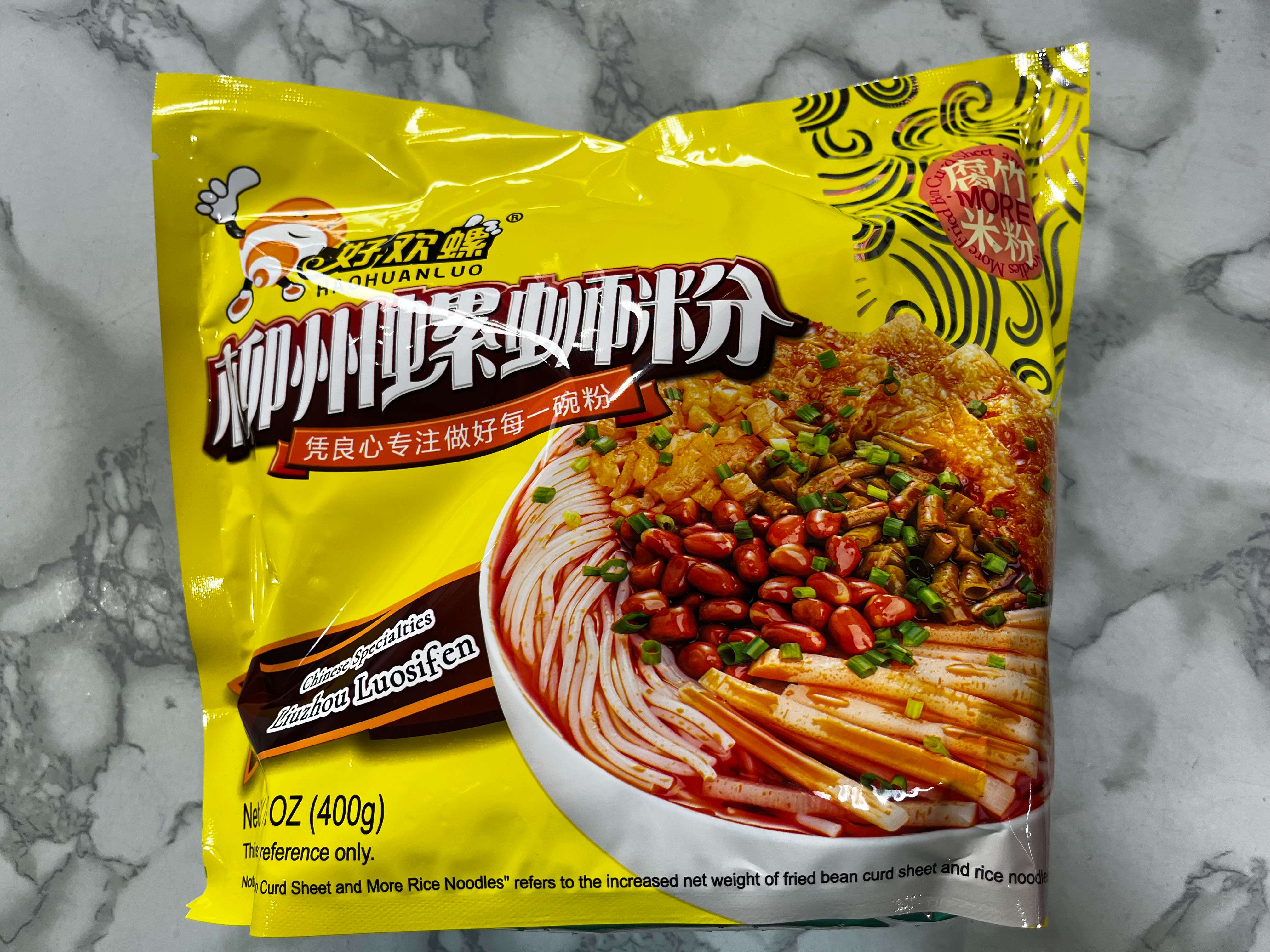 好欢螺柳州螺蛳粉400g（黄色包装）