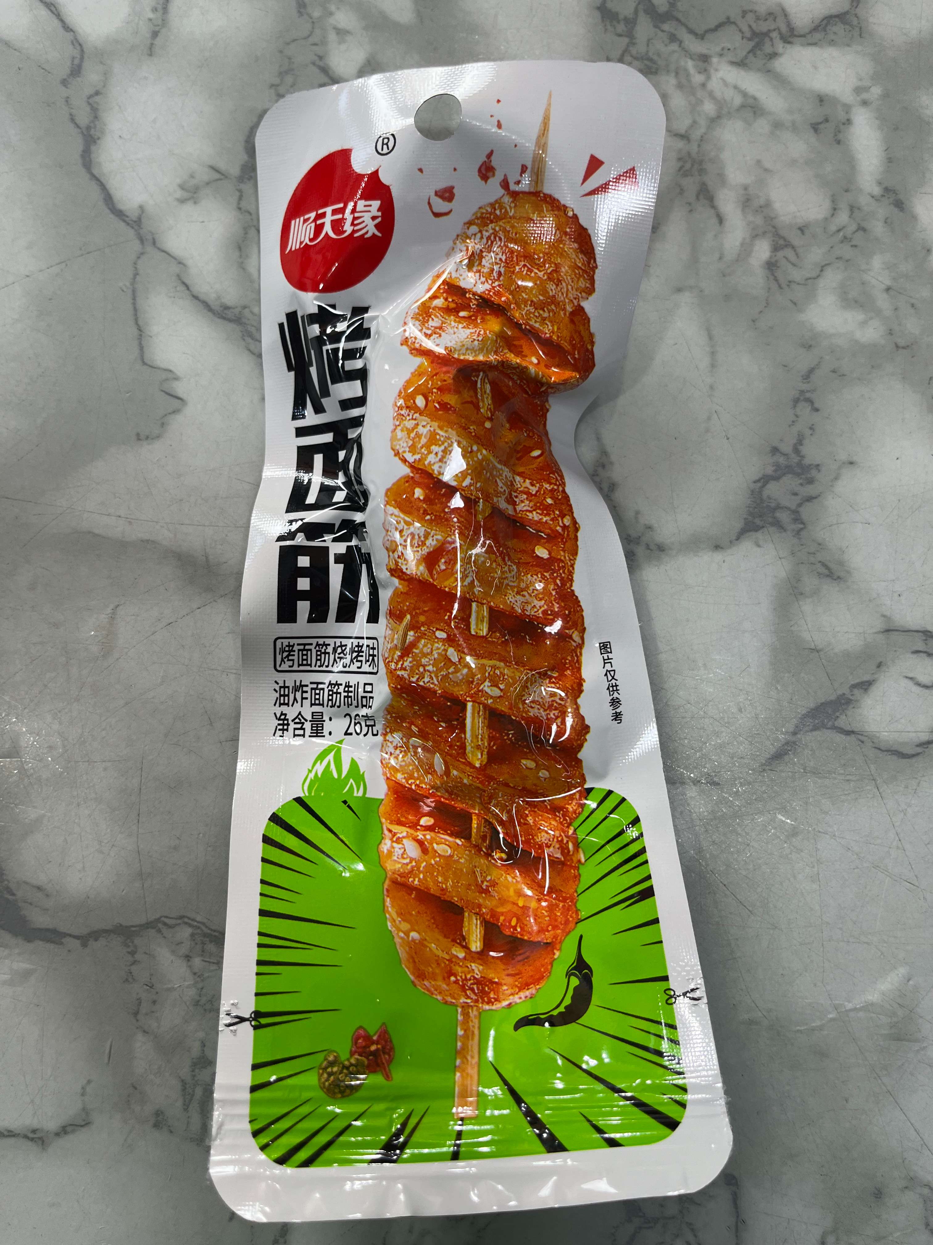 顺天缘烧烤味烤面筋 26g