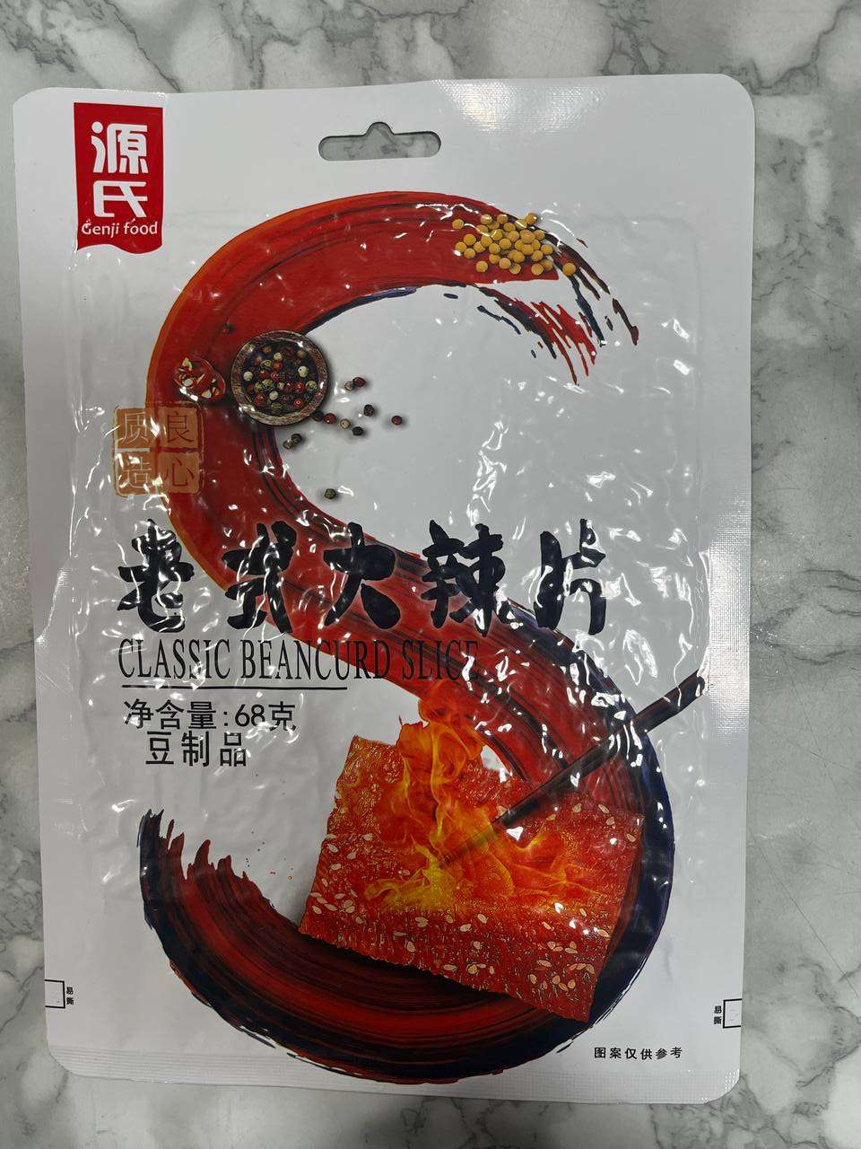 源氏老式大辣片豆制品68g