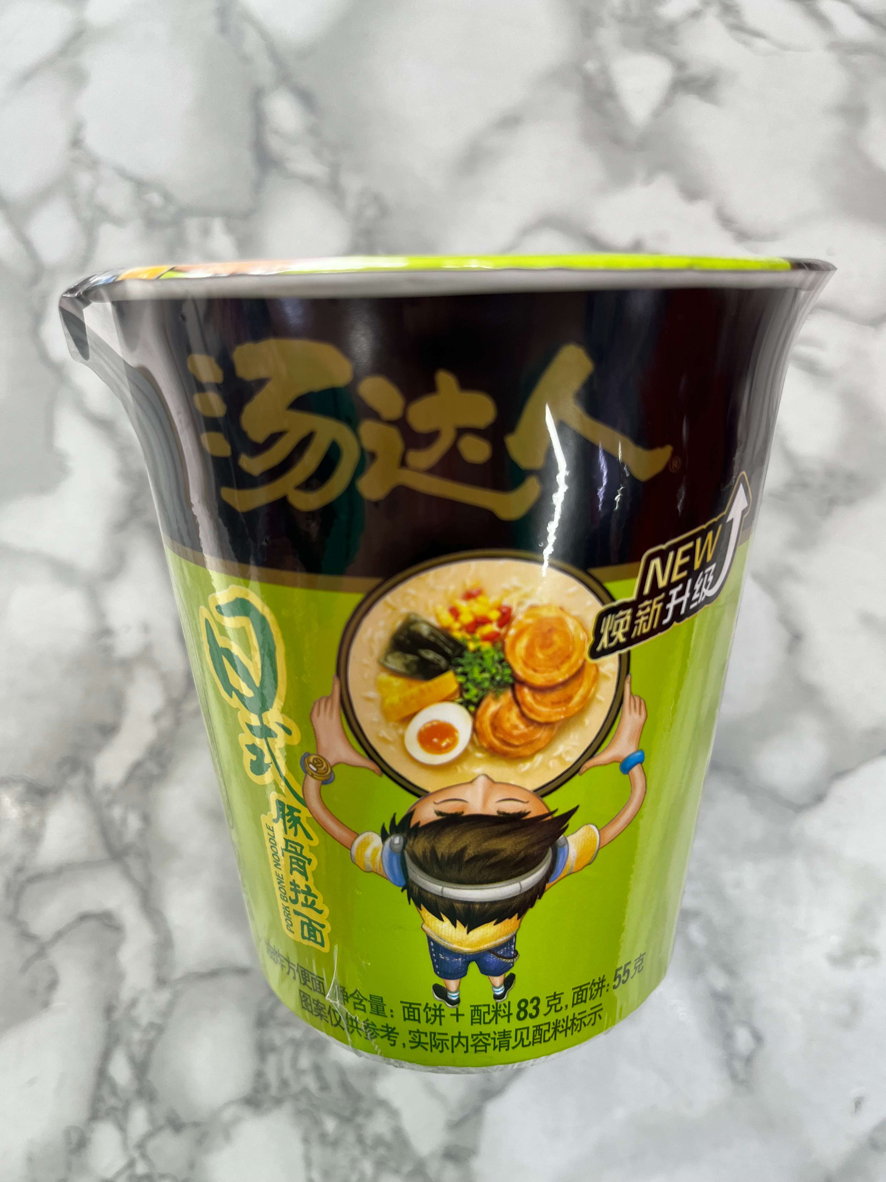 汤达人日式豚骨拉面桶装83+55g